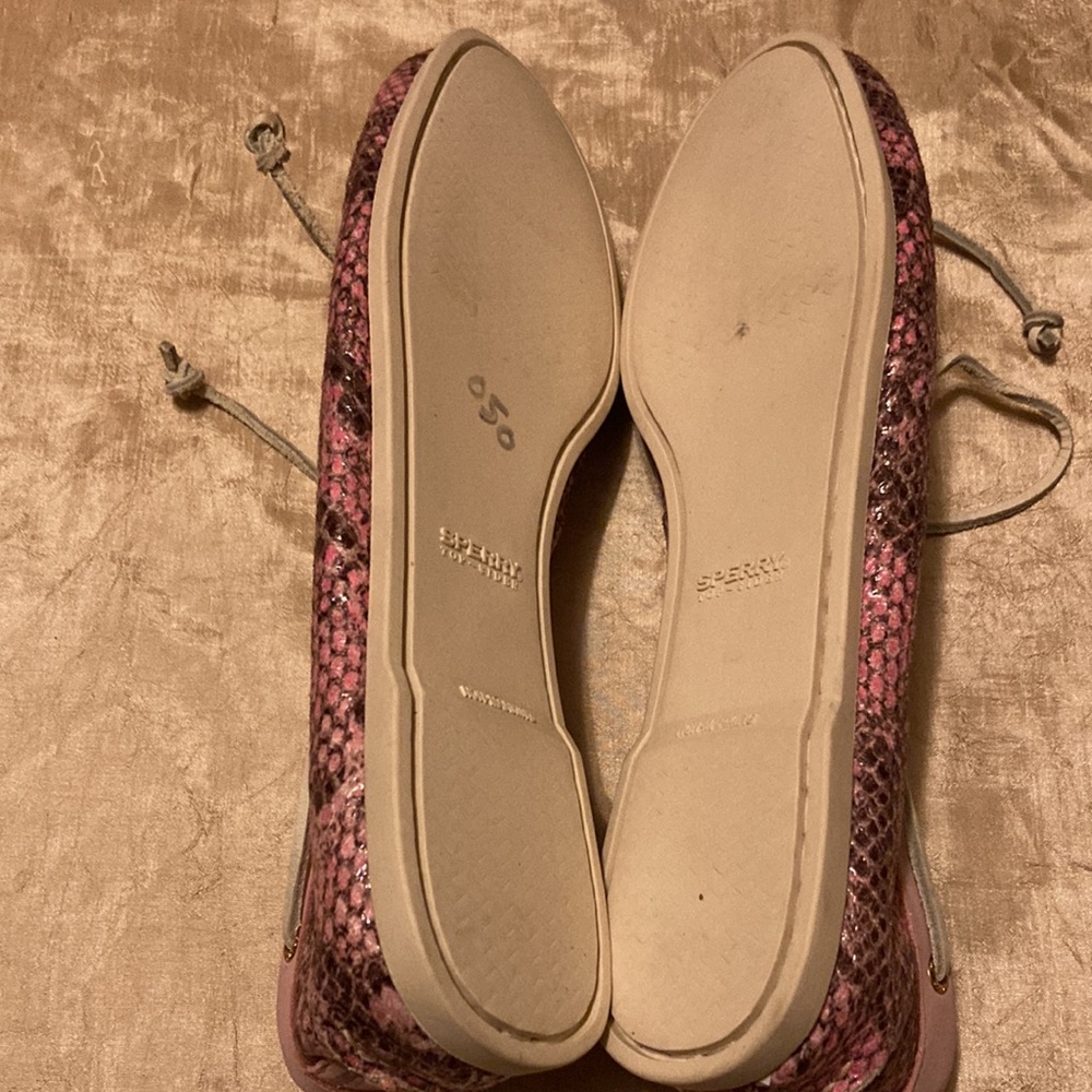 Sperry Top Sider Audrey Pink Python - image 5